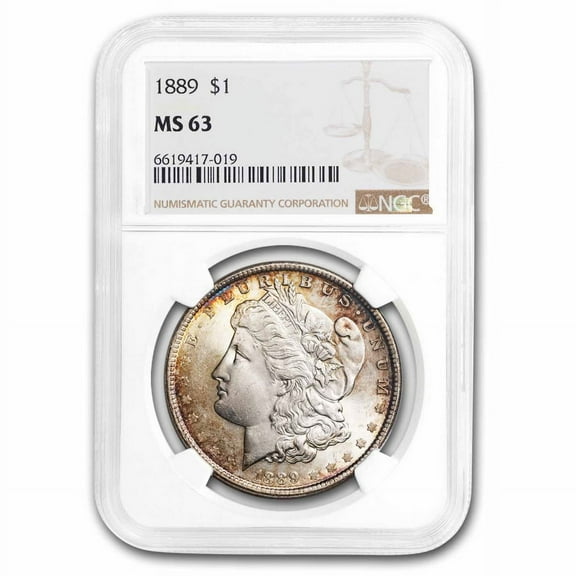 1889 Morgan Dollar MS-63 NGC