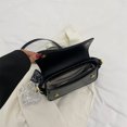 thumbnail image 3 of Bolsa de sillín Bolso tipo cartera informal con cinta, correa ajustable, bandolera, bolso diario de PU, 3 of 9