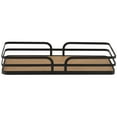 thumbnail image 2 of Simplify Modern Bamboo 6.5" W Vanity Tray in Matte Black, 2 of 5