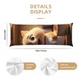 thumbnail image 3 of Easygdp Cartoon Cooking Cat for Long Body Pillowcase - Super Soft Microfiber Body Pillow Case - Envelope Closure, Cool, Anti-Fading- 20x54 in, 3 of 7