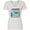 AA-White, variant on Inktastic Ovarian Cancer I Wear Teal Ribbon Tribute Women's V-Neck T-Shirt