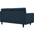 thumbnail image 4 of Modway Empress Left-Facing Upholstered Fabric Loveseat in Azure, 4 of 4