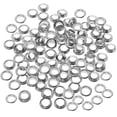 thumbnail image 1 of LOLIPPYY 50Jgo Ojales Y Arandelas Para En Color Plata Resistentes Para Uso En Ropa Y Bolsas, 1 of 6