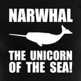 thumbnail image 3 of CafePress - Narwhal Unicorn Women's Dark Pajamas - Women's Short Sleeve Print T-Shirt and Pants Dark Cotton Pajama Set, 3 of 7