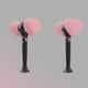 thumbnail image 5 of Blackpink Lightstick corazón/en forma de martillo Kpop lámpara Led palo lámpara para conciertos Hiphop Lightstick barra fluorescente para fanáticos de Blackpink, 5 of 5
