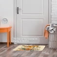 thumbnail image 5 of Aesthetic Mushroom Vintage Beige Colorful Flowers Small Area Rug, Non-Slip Door Mat Indoor Floor Mat, Washable Kitchen Rug Entrance DMat for Bedroom Living Room, 5 of 7