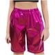 thumbnail image 1 of Odeerbi 3-16 Años Niños Niñas Pantalones Cortos Metálicos Brillantes Para Baile Etapa Rendimiento Conjuntos Bermudas Brillantes Pantalones Cortos de Pierna Recta, 1 of 5