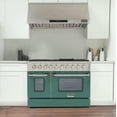 thumbnail image 4 of 48 in. 6.7 cu. ft. Dual Fuel Range for Natural Gas in Green, 4 of 16