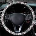 thumbnail image 4 of Universal Stylish Folk Steering Wheel Cover 38cm Colorful Auto Accessories( Color : Red And Yellow Grid ), 4 of 5