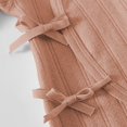 thumbnail image 6 of BLVB Newborn Baby Boy Girl Clothes Cotton Wrap Romper Long Sleeve Coming Home Outfit Infant Jumpsuit(Brown,0-1 Months), 6 of 6
