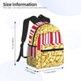thumbnail image 2 of Balery Popcorn Mochila para Mujeres y Hombres, Mochila Ligera Casual para Viajes, Mochila Clásica Básica para la Universidad, 2 of 6