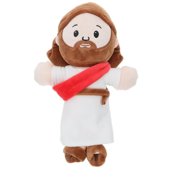 MOVTOTOP Jesus Stuffed Doll Jesus Plush Doll Toy Christs Religious Toys God Plushie Toy God Plush Religious Figure Christening Religious Easter Christmas Favor