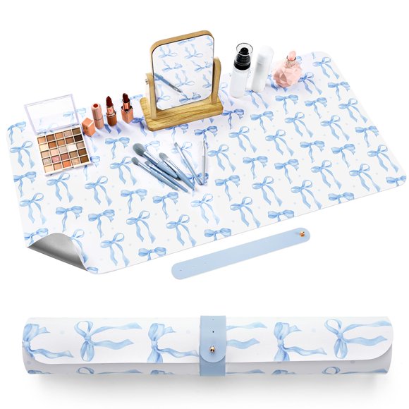 Protector de tocador Teenyou Coquette Bow, azul