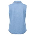 thumbnail image 6 of VBVC Women's Sleeveless Curved Hem Denim Vest , Button Down Jean Vest For Women, S-2XL, 6 of 8