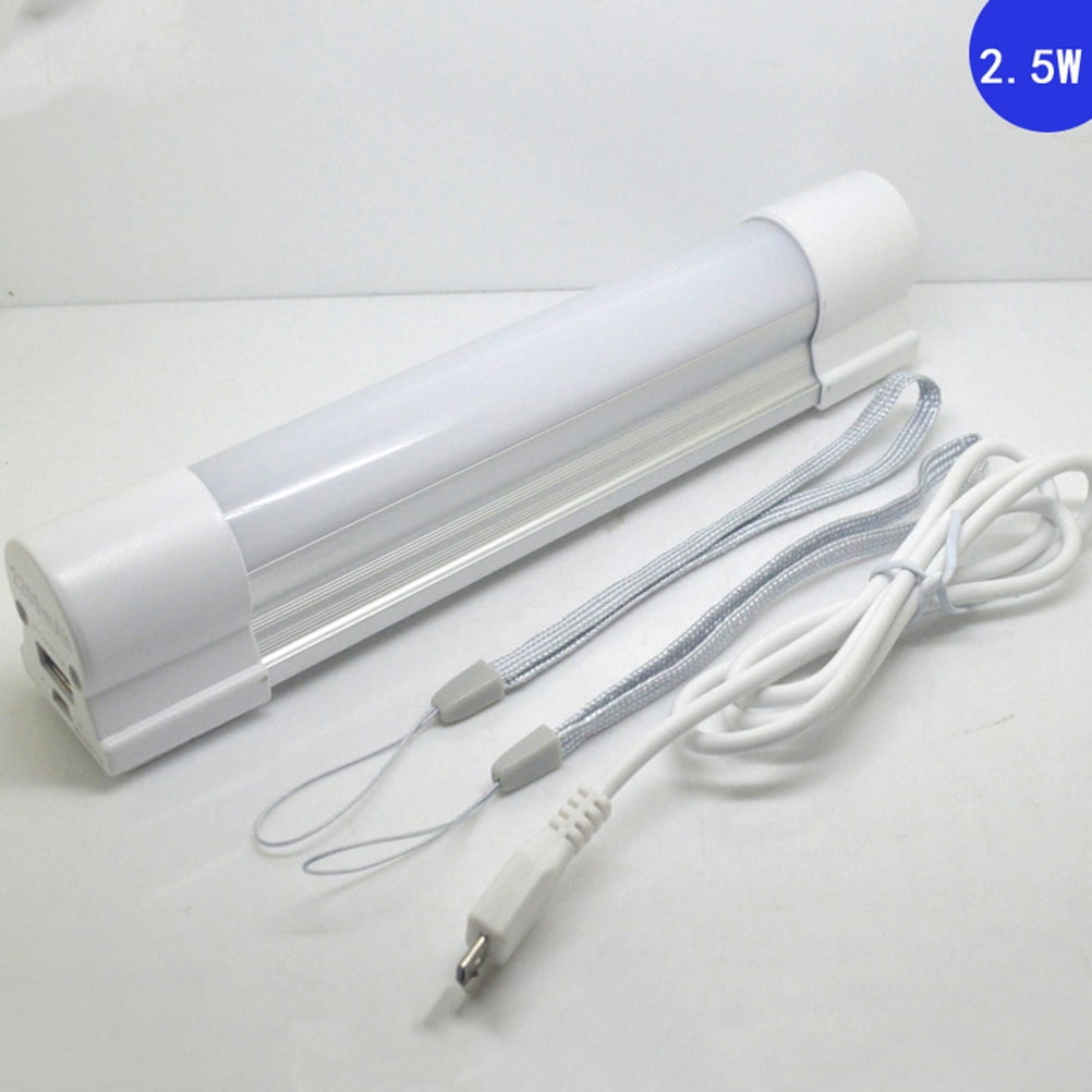 ITSELFER Magnetic LED Tube Camping Light Bar USB Port Rechargeable Lantern Portable Hiking Tent Lamp for Charging Lighting