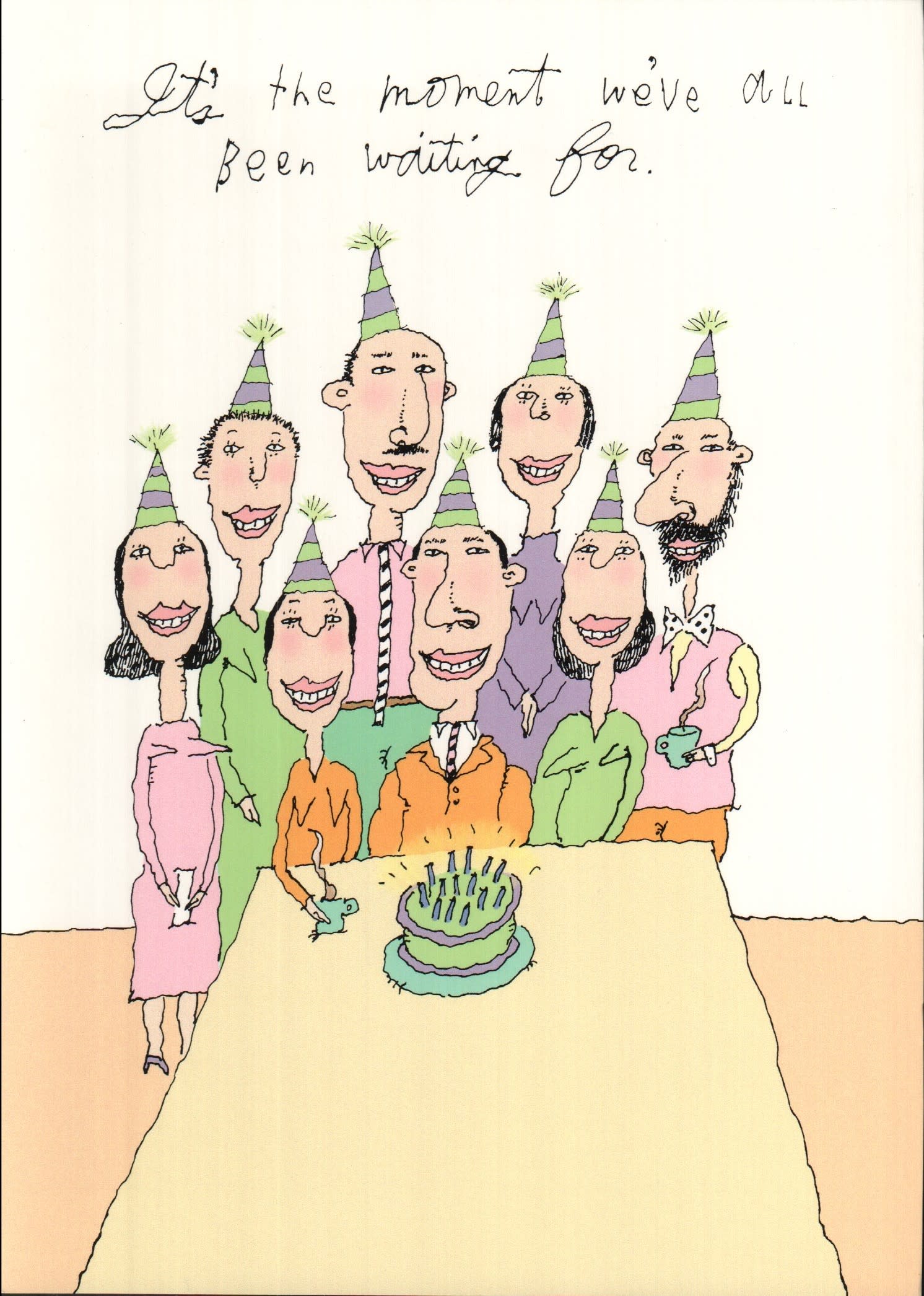 Moment We've All Been Waiting For Retirement Greeting Card