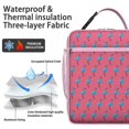 thumbnail image 2 of Tropical Bird Insulated Lunch Bag Box Teen Reusable Lunch Bag Water-Resistant Lunch Tote Portable Bag Office Beach, 2 of 6