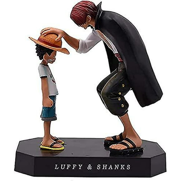Luffy & Shanks| One Piece Gk Gear Fourth Big Hand Monkey D. Luffy Ape Gun 15cm Pvc Anime Cartoon Game Character Model Statue Figure Toy