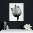 thumbnail image 4 of Nawypu  Lotus Wall Art for Living Room, Flower Canvas Wall Decor for Girl Bedroom, Black and White Floral Painting, Aesthetic Simple Style Print Decoration,, 4 of 4