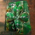 thumbnail image 4 of UVEASISHA St. Patrick's Day Big and Tall Shorts for Men Novelty Clover Printed Swim Trunks Drawstring Elastic Waistband Board Shorts with Pockets Green M, 4 of 6