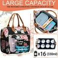 thumbnail image 2 of Shiyou-Sacs à Lunch pour Femmes - Boîte à Lunch Femme Réutilisable Sac Adulte pour le Travail, Fleur, 2 of 4