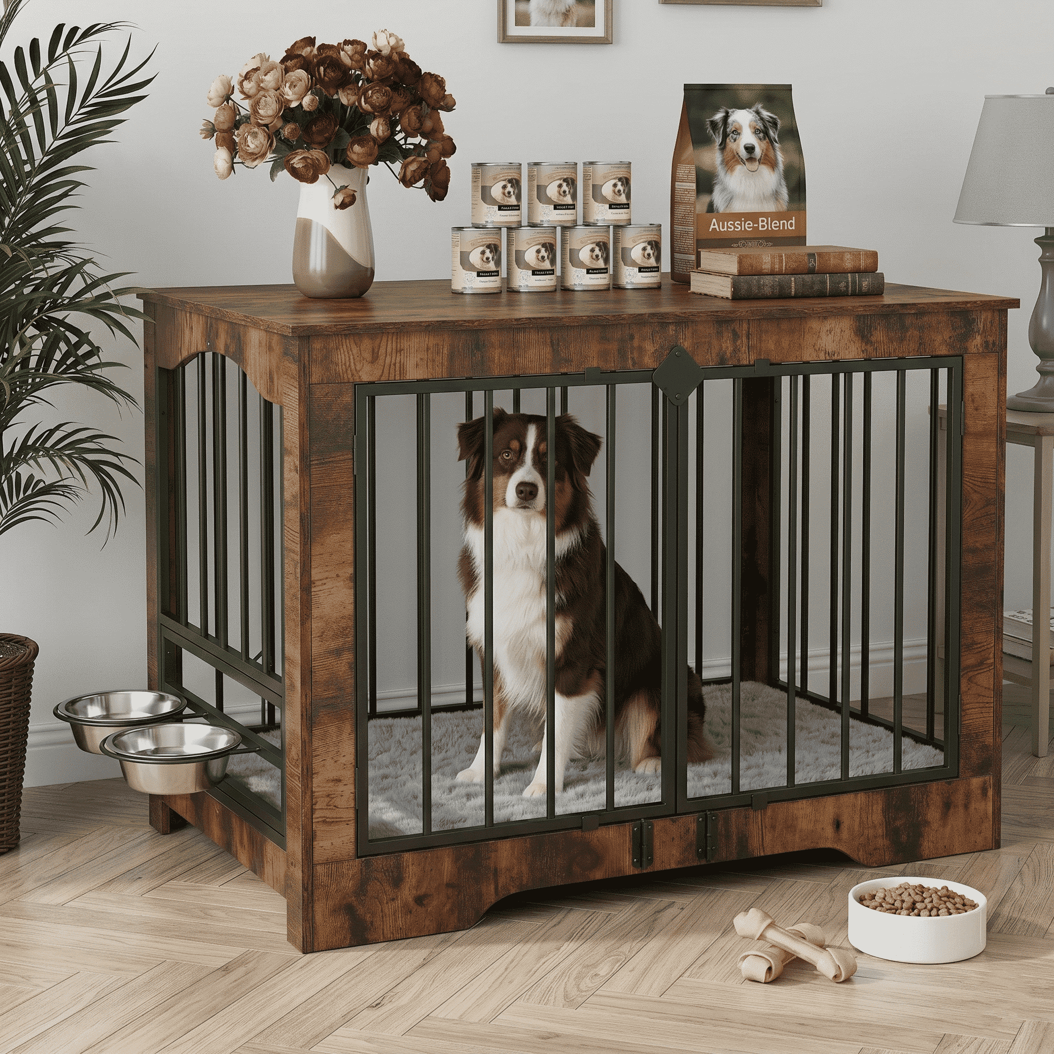 New Age Pet, ECOFLEX¬Æ InnPlace Dog Crate & End Table, 38.76