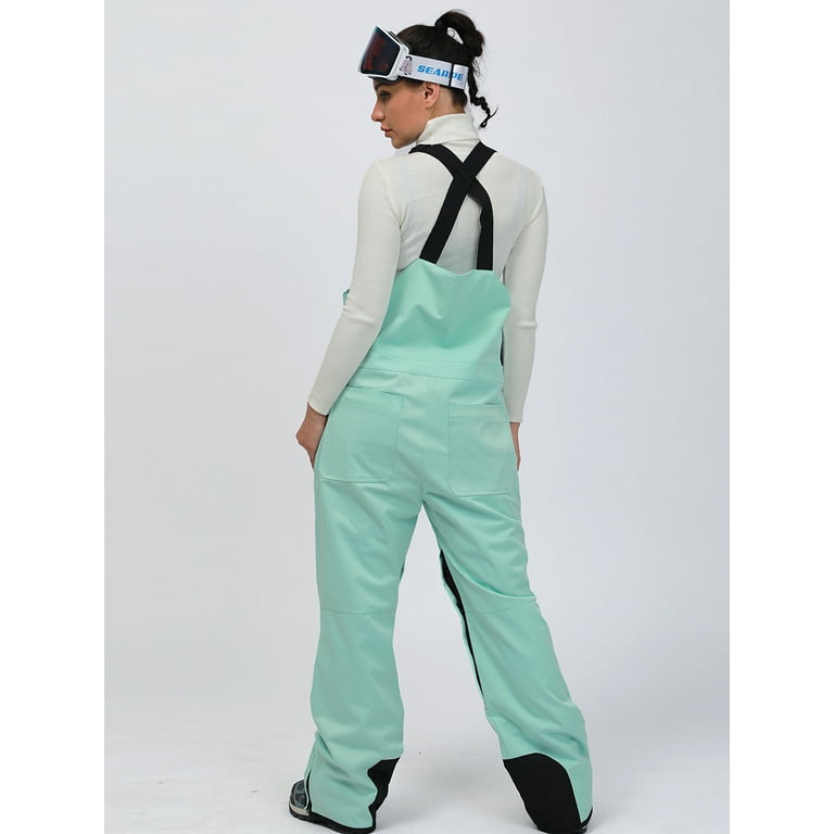 Mint green store snow pants
