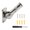 Style B, variant on Outdoor Flag Poles Rotating Bases Stainless Steel180 Degrees Swivels For Camping Gardens Safe Mount