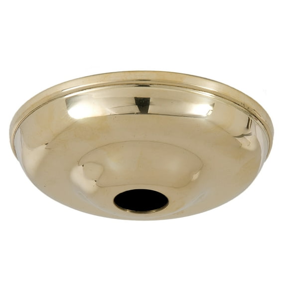B&P Lamp® Polished & Lacquered Brass Canopy, 5 1/4" Dia.