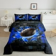 thumbnail image 2 of Erosebridal American Football Bedding Queen Comforter Set, Rugby Sports Down Comforter, Geometric Room Decor, 3-piece, 2 of 7
