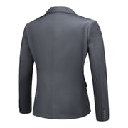 Cloudstyle Mens Slim Fit Double-Breasted Peak Lapel Suit Set - Business Casual Blazer & Trousers with 7 Pockets