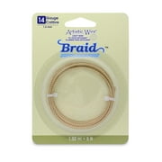 Artistic Wire Craft Wire: Brass, 14 Gauge, 5 feet