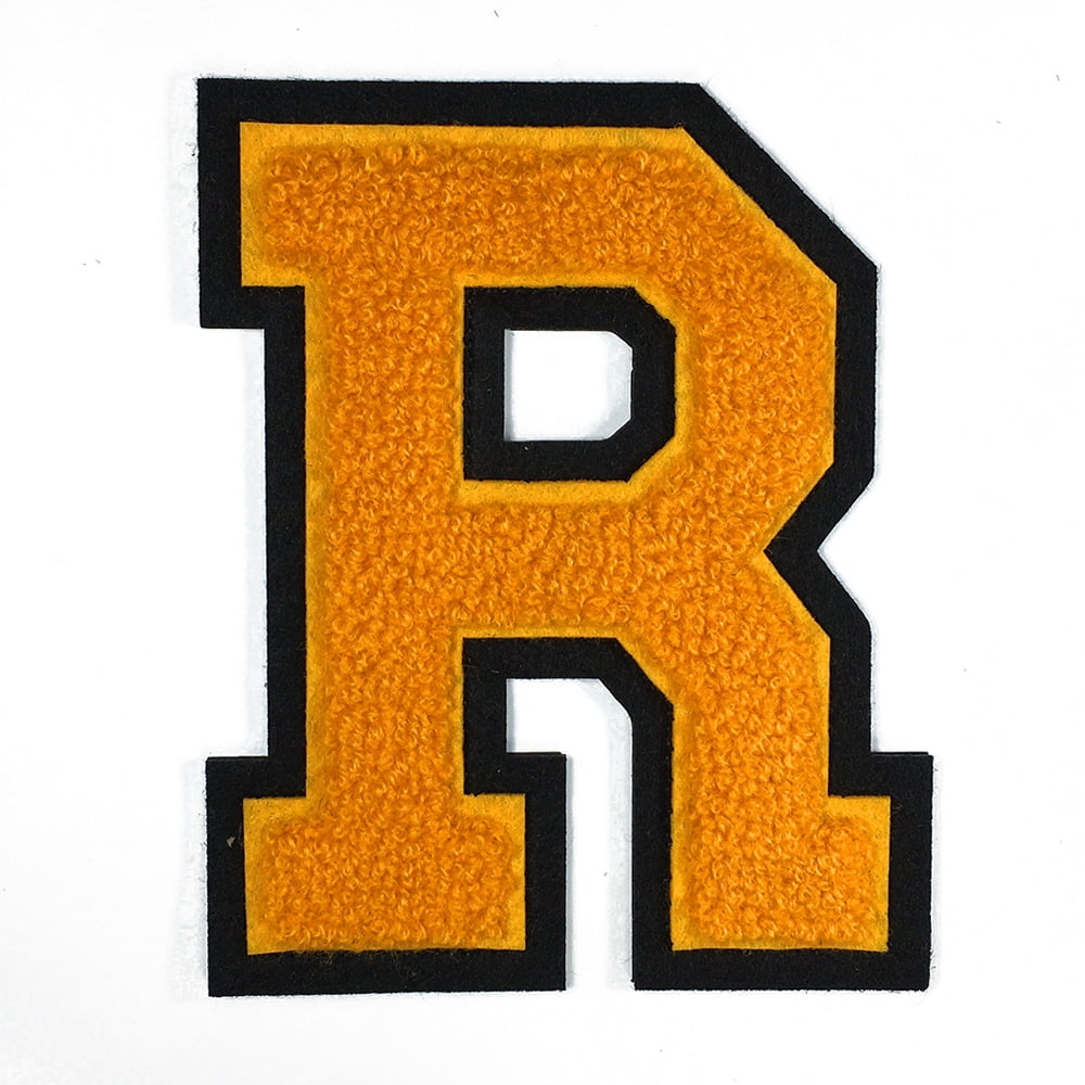 New, Monogram Letter, R Royalty, Chenille Iron-on Patch, Size 6,Pur –  PatchPartyClub