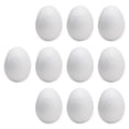 thumbnail image 4 of Huevos de espuma, huevos de Pascua blancos para manualidades, huevos de imitación, huevos de poliestireno para guardería, decoración navideña DIY para 10 Uds. 12x82 cm, 4 of 8