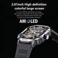 thumbnail image 4 of Rainbuvvy HK24 smartwatch 2.01-inch AMOLED screen health tracker answer/make phone calls NFC sports watch, 4 of 17