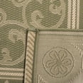 thumbnail image 5 of Safavieh Courtyard Cynthia Oriental Indoor/Outdoor Area Rug, Olive/Natural, 6'7" x 9'6", 5 of 9