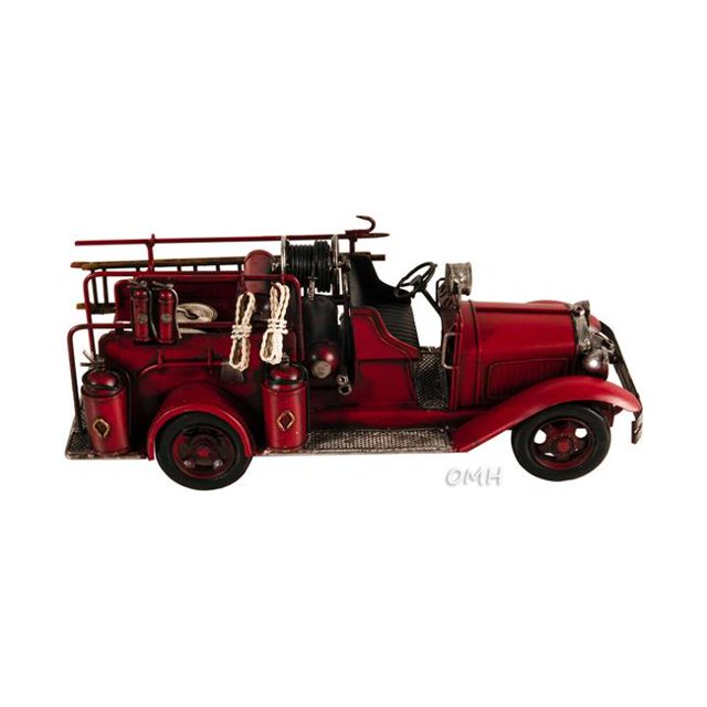 Old Modern Handicrafts AR027 Handmade 1910S Fire Engine Truck Model