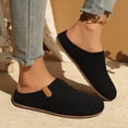 thumbnail image 6 of Women's Perforated Closed Toe Mules, Low-Top Lightweight Slip-On Breathable Flat Clogs for Casual & Everyday Wear Black 5.5, 6 of 8