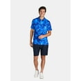 thumbnail image 2 of Birdie Bound Men's & Big Men's Patterned Golf Polo Shirt, Sizes S-3XL, 2 of 5