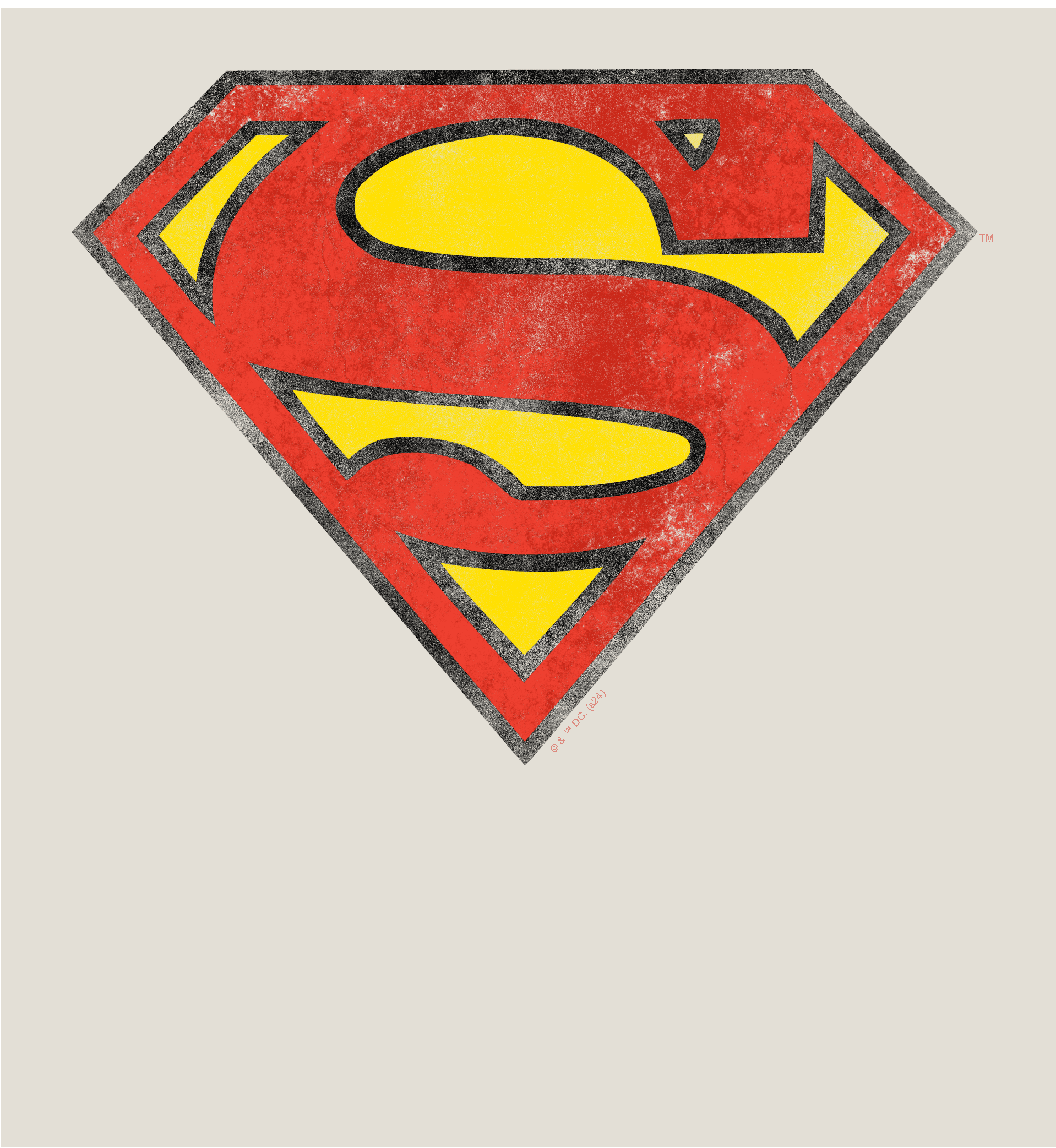 Superman Logo Adult Heather Gray Long Sleeve Hoodie-3XL - Walmart.com