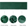 thumbnail image 2 of GHSDFBB Velvet Table Runner Rustic Style,Linen Farmhouse Table Runner for Dining Room Kitchen Party Dresser Décor,14x70 Inches,Dark Green, 2 of 7