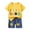 B1535-Yellow, variant on UAYOTSE Baby Boys Girls Summer Outfits Set Clothes 6M 1T 2T 3T Toddler Boys Short Sleeve Tops and Pants 2 Piece Casual Summer Clothing for Kids Boys,Sizes 6-9 Months