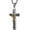 Silver & Gold, variant on Catholic Jesus Christ on INRI Cross Crucifix Gold Silver Tone stainless steel Pendant Necklace 22+2 Chain