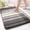 Keys-Cloud Gray Piano, variant on Horizontal‑Stripe Rectangular Plush Bath Mat, Non‑Slip Soft Floor Mat for Bathroom Entry Decor-15.6 "W x 23.4" L (flocking)Keys-Butterfly Blue Piano