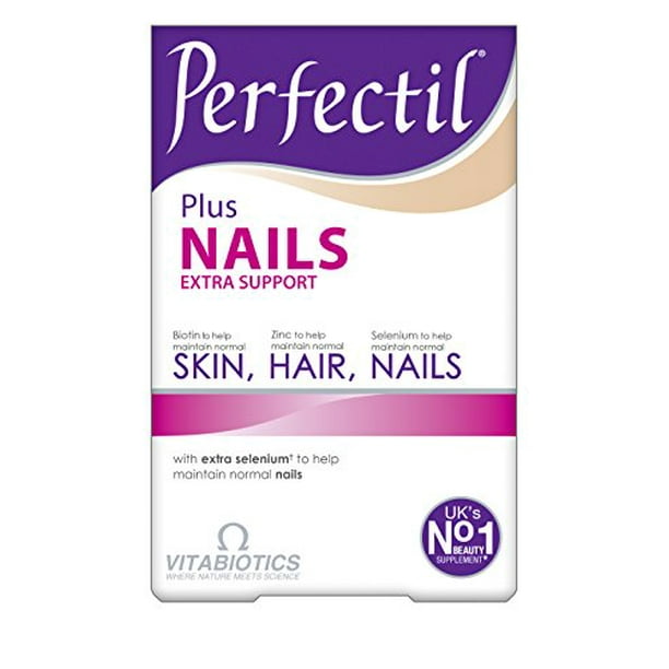 Vitabiotics Perfectil Nails Extra Support For Healthy Hair Nails Skin 60 Tabs Walmart Com