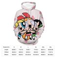 thumbnail image 2 of The Powerpuff Girls Unisex Adult Hoodie Casual Hooded Sweatshirt Pullover Novelty 3D Printed Sweater Jacket M, 2 of 8