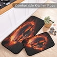thumbnail image 6 of GZHJMY Fire Skull Kitchen Rug Set of 2 Non Slip Washable Cushioned Anti-Fatigue Kitchen Mat Comfort Standing Floor Mat for Kitchen Washroom Bedroom Carpet Runner, 6 of 7