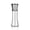 Long, variant on OIUR 1/2Pcs Pepper Grinder Visible Transparent Glass Ceramic Core Manual Grinder Sea Salt Powder Grinder Seasoning Bottle Jar