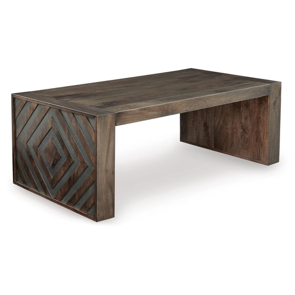 Signature Design by Ashley Dreggan Rectangular Coffee Table, Brown