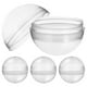 thumbnail image 1 of 100 bolas de plástico transparente multiusos, redondas y retorcidas, rellenables y transparentes., 1 of 5